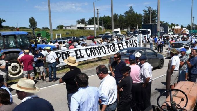 La protesta rural en Uruguay y los límites del desarrollo agropecuario